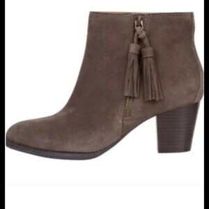 Vionic Ankle Boots Greige Suede Size 7